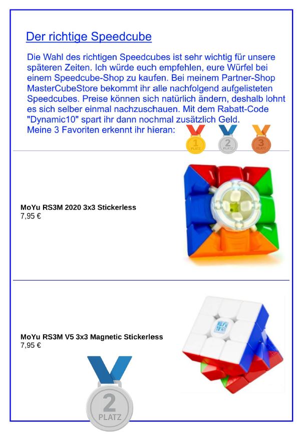 Zauberwürfel in unter 1 Minute lösen