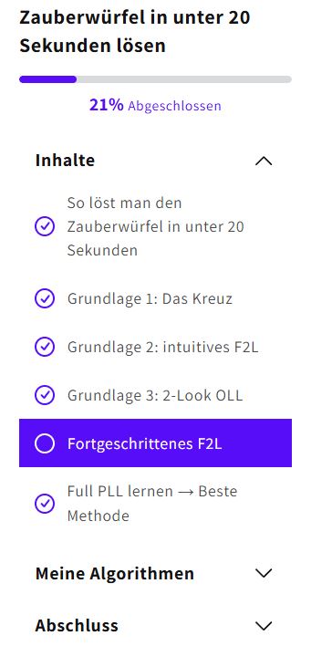 Zauberwürfel in unter 20 Sekunden lösen